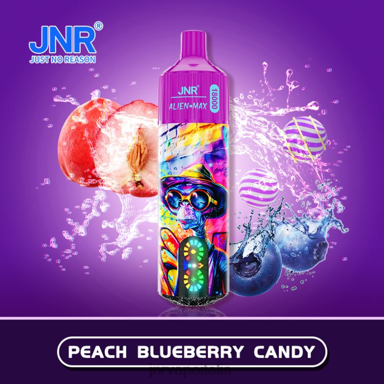 JNR Vape Shop - JNR ALIEN massimo caramelle ai mirtilli e pesca 480LH38