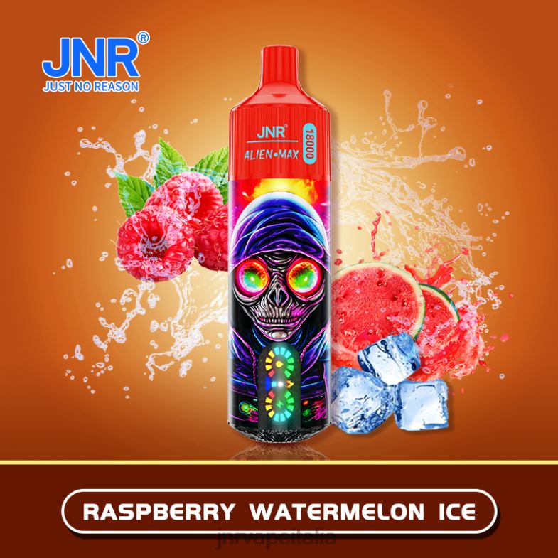 JNR Vapes Factory - JNR ALIEN massimo ghiaccio di anguria e lamponi 480LH37