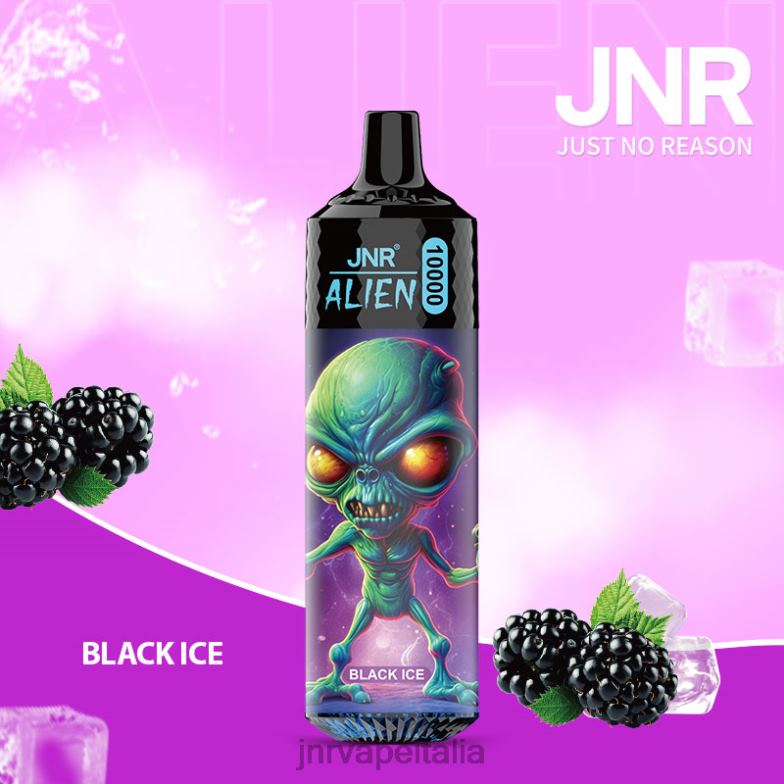JNR Vapes Factory - jnr alieno ghiaccio nero 4H28D127