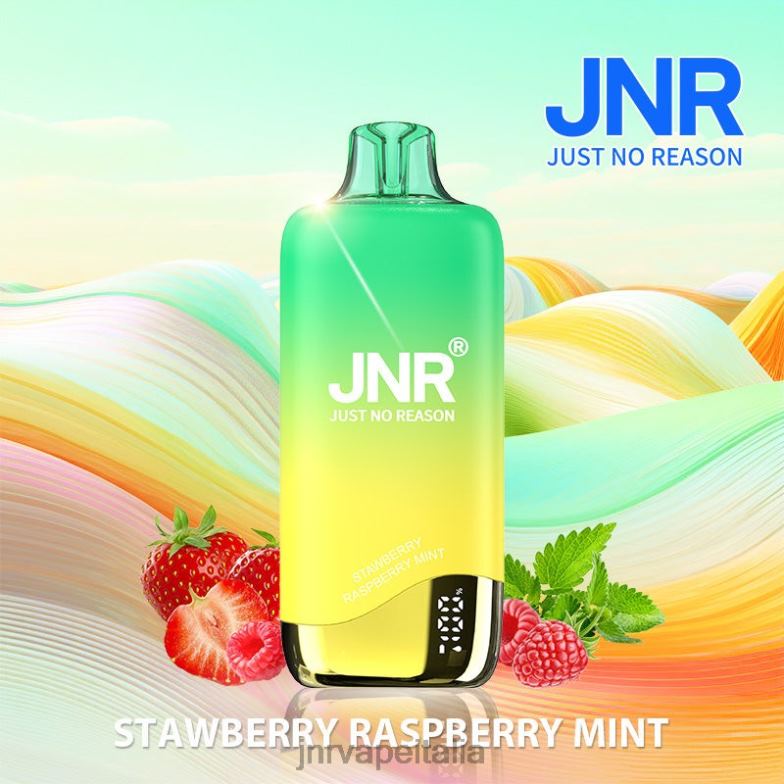 JNR Vape Shop - jnr arcobaleno menta fragola e lampone 4H28D268