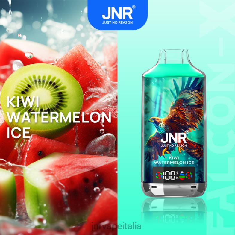 JNR Vape Italy - JNR FALCON X ghiaccio di anguria e kiwi 480LH4