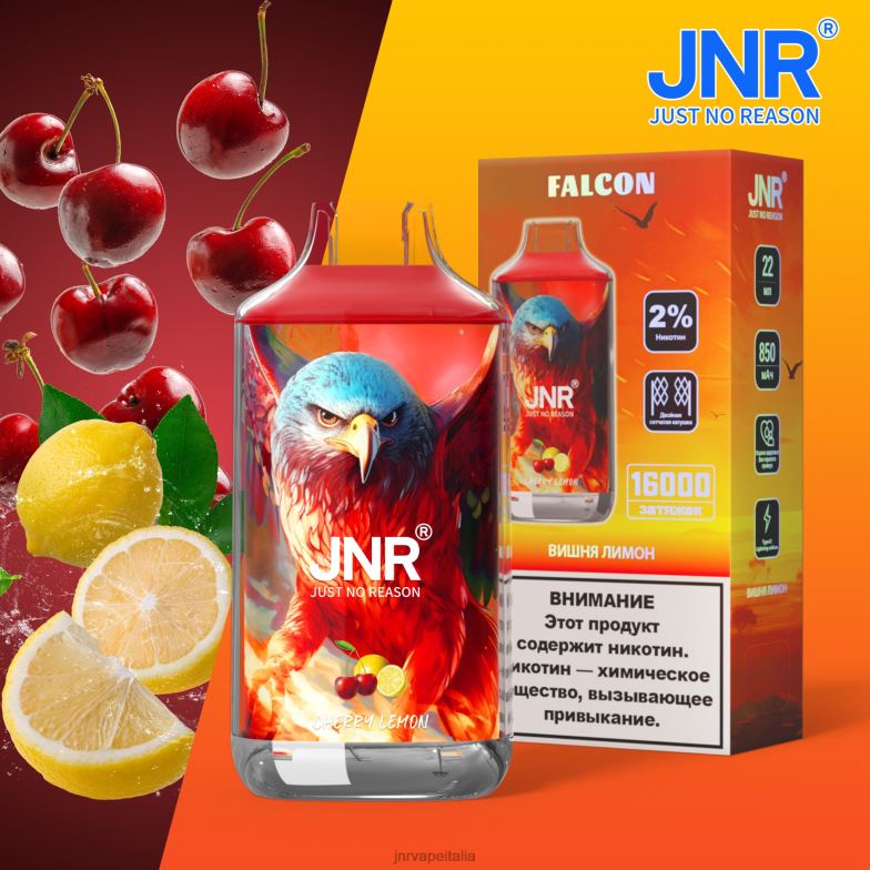 JNR Vape Milano - jnr falco limone ciliegia 4H28D195