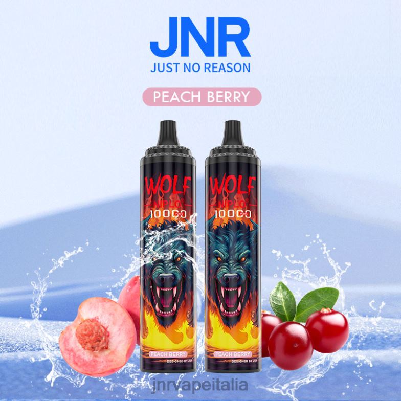 JNR Vape Flavours - jnr lupo niplo bacca di pesca 4H28D350