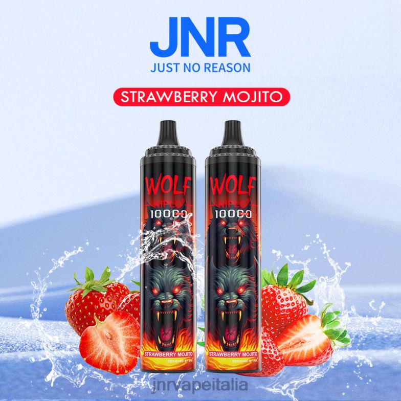 JNR Vape Milano - jnr lupo niplo mojito alla fragola 4H28D355