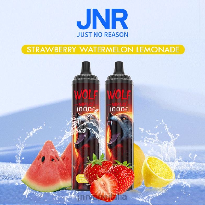 JNR Vapes Factory - jnr lupo niplo limonata alla fragola e anguria 4H28D357