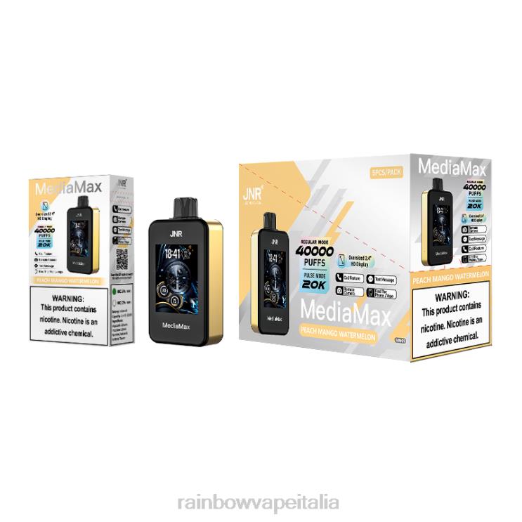 JNR Vape Milano - JNR MediaMax Soffio da 40k anguria mango pesca PD8B615