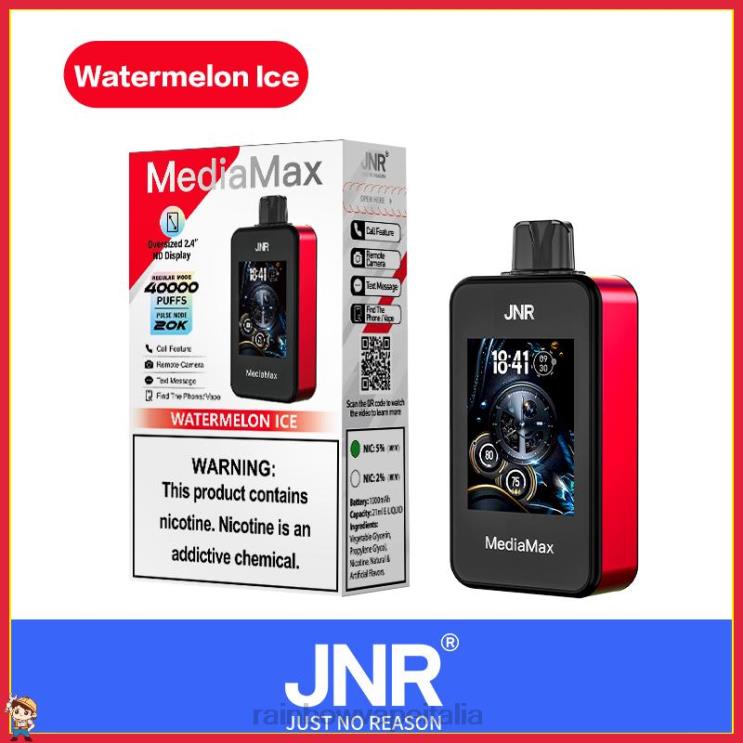 JNR Vape Shop - JNR MediaMax Soffio da 40k ghiaccio di anguria PD8B618