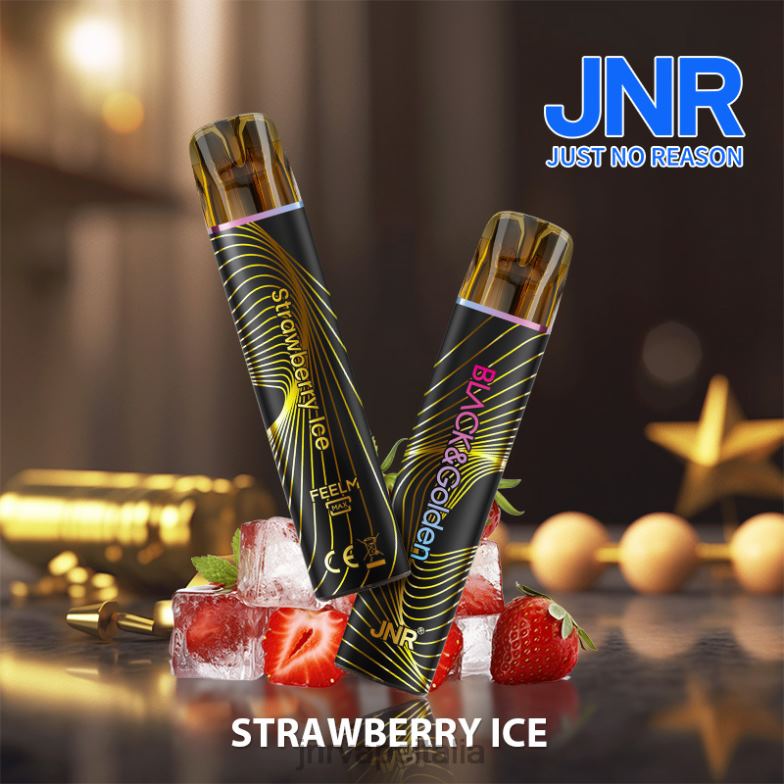JNR Vape Italia - jnr nero e dorato ghiaccio alla fragola 4H28D283
