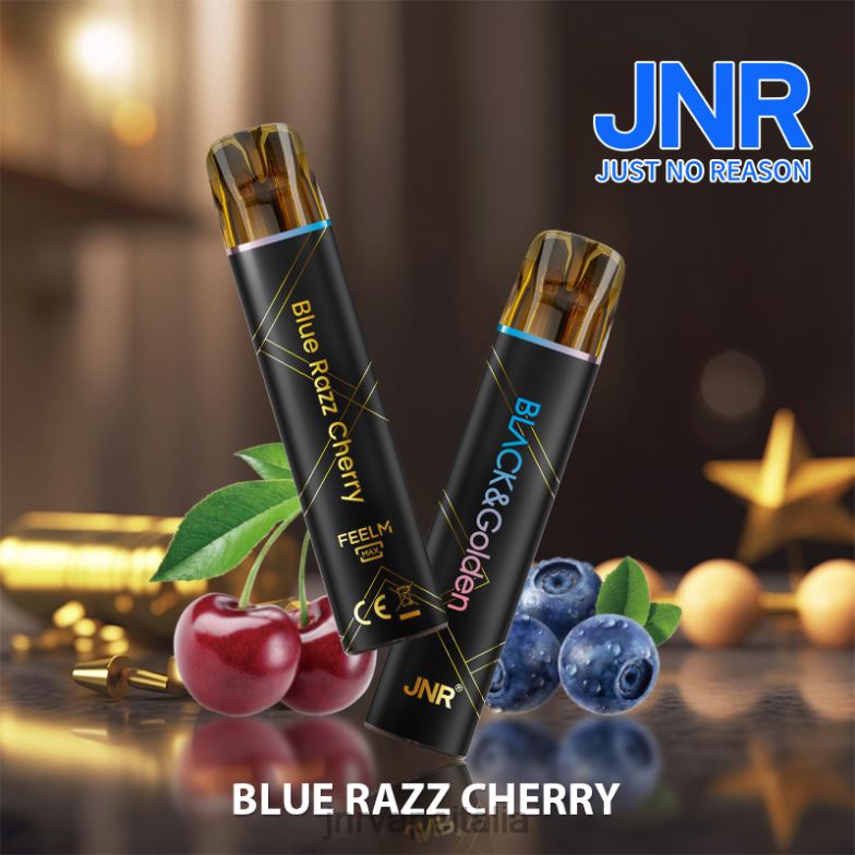 JNR Vape Review - jnr nero e dorato ciliegia blu razz 4H28D272