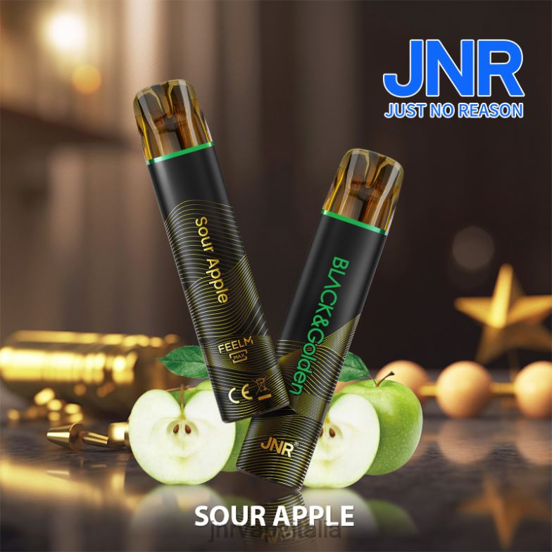 JNR Vape Review - jnr nero e dorato mela acerba 4H28D282