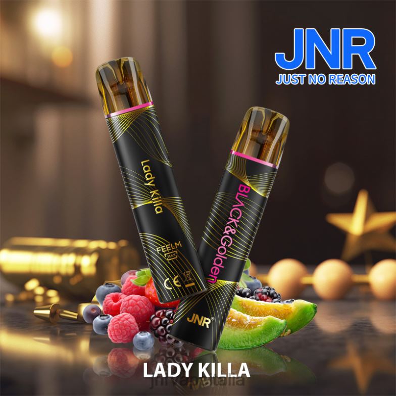 JNR Vapes Website - jnr nero e dorato signora Killa 4H28D289