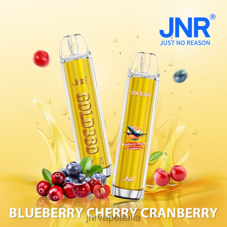 JNR Vape Italia - jnr oro380 mirtillo ciliegia mirtillo 4H28D43
