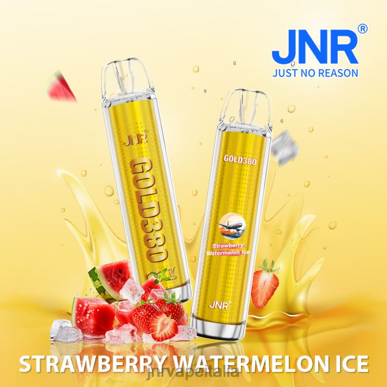 JNR Vape Nicotine - jnr oro380 gelato alla fragola e anguria 4H28D46