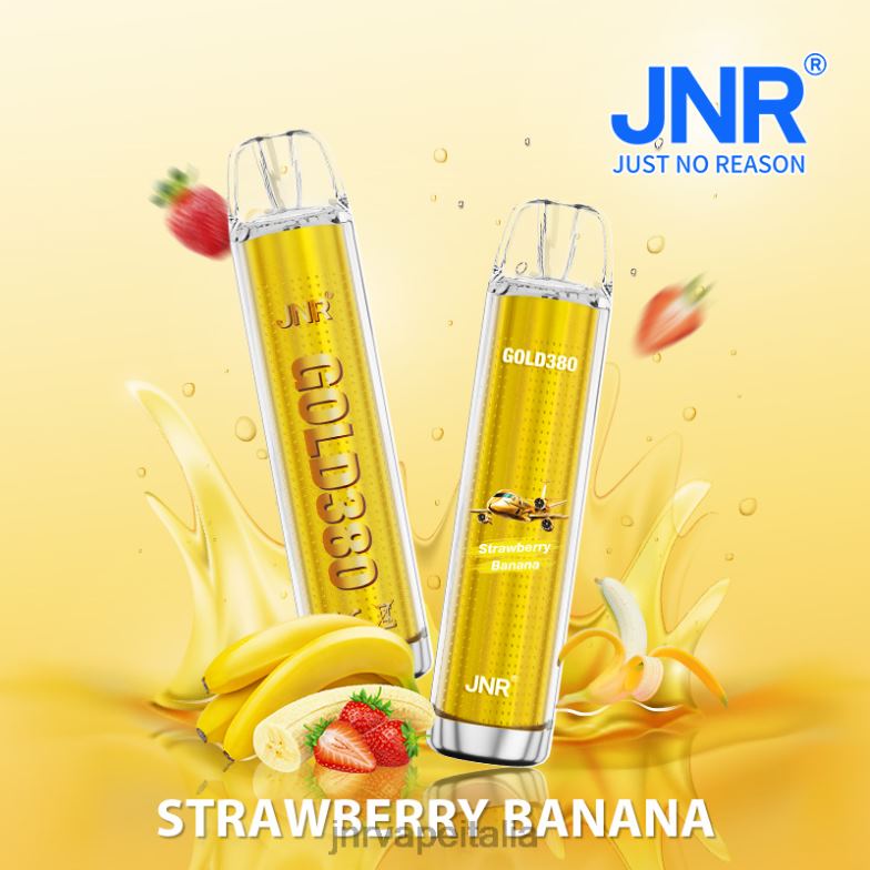 JNR Vapes Factory - jnr oro380 banane alla fragola 4H28D47