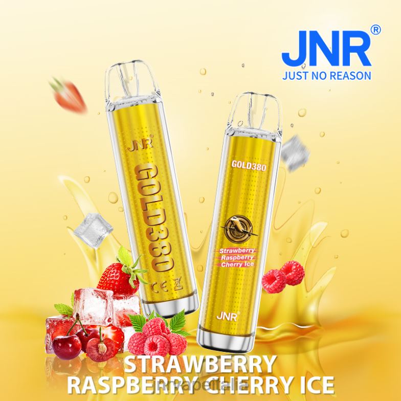 JNR Vapes Website - jnr oro380 gelato alla fragola, lampone e ciliegia 4H28D39