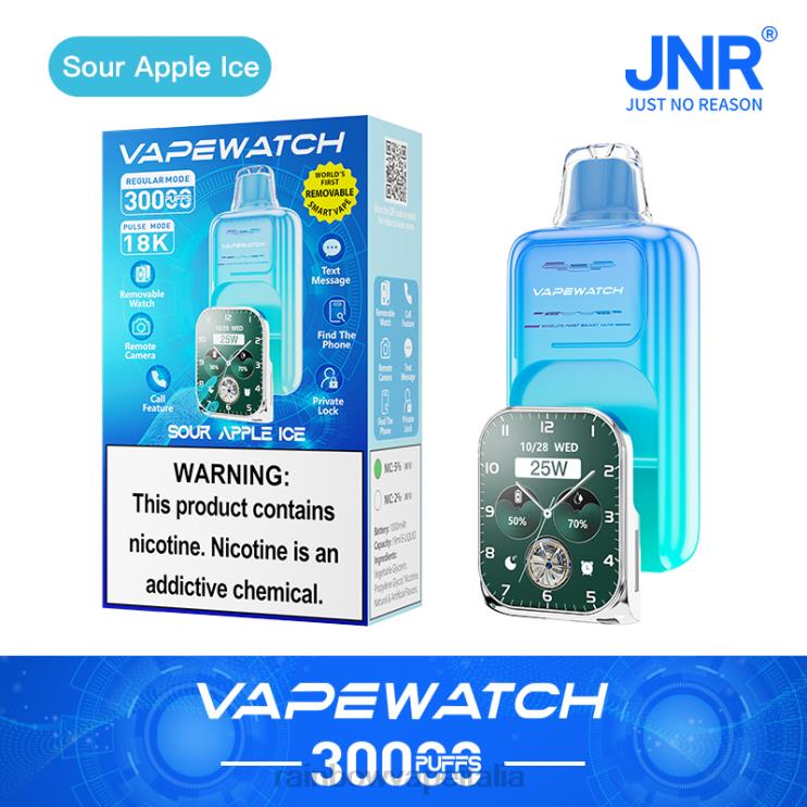 JNR Vape Milano - JNR orologio da svapo ghiaccio alla mela acida PD8B65
