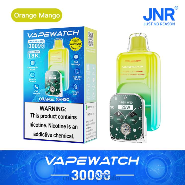 JNR Vape Review - JNR orologio da svapo mango arancione PD8B62
