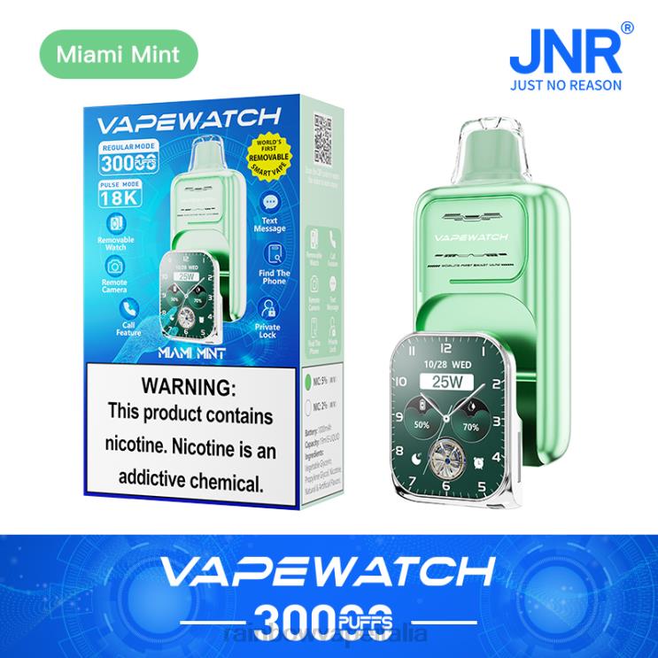 JNR Vape Shop - JNR orologio da svapo menta di miami PD8B68