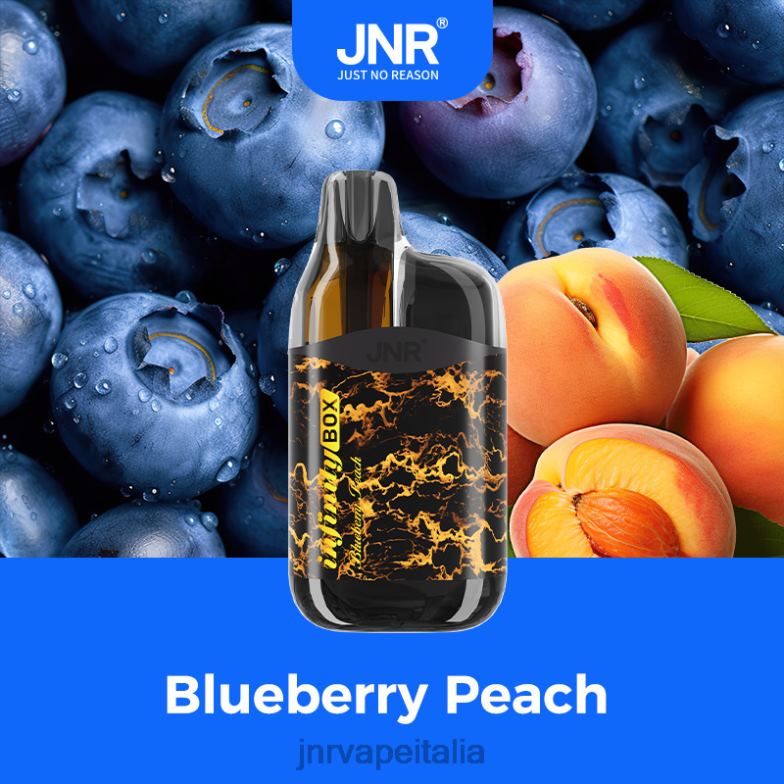 JNR Vape Flavours - JNR Infinity Box pesca al mirtillo 4H28D80
