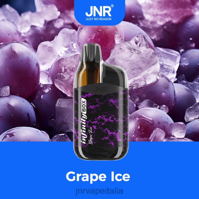 JNR Vape Review - JNR Infinity Box ghiaccio d'uva 4H28D82
