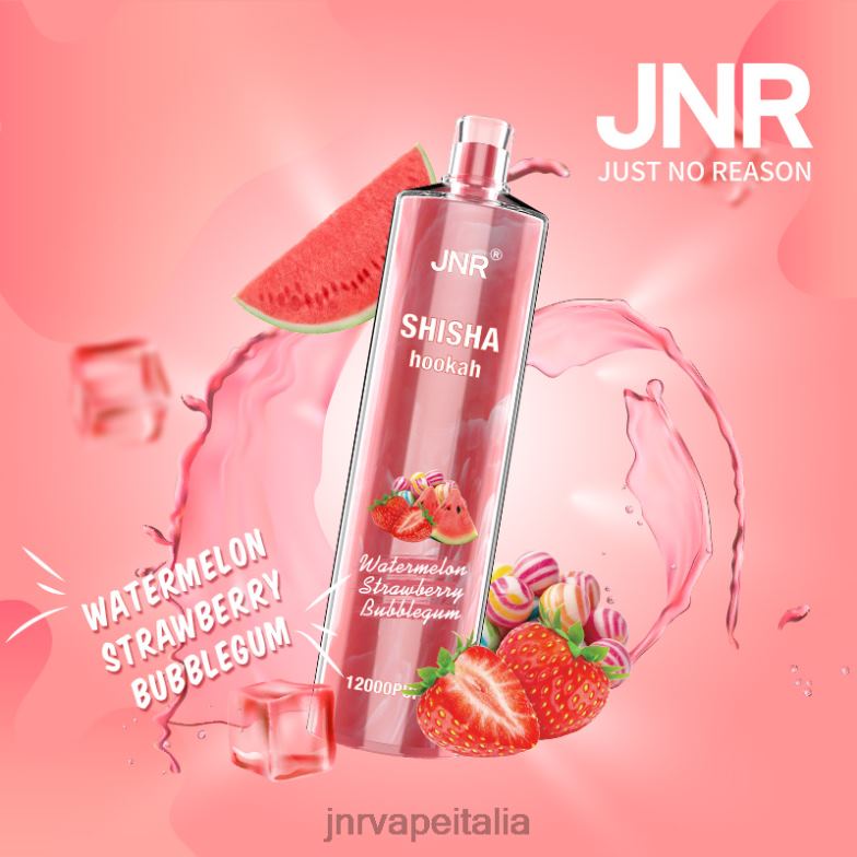 JNR Vape Italy - jnr shisha Gomma da masticare alla fragola e anguria 4H28D184