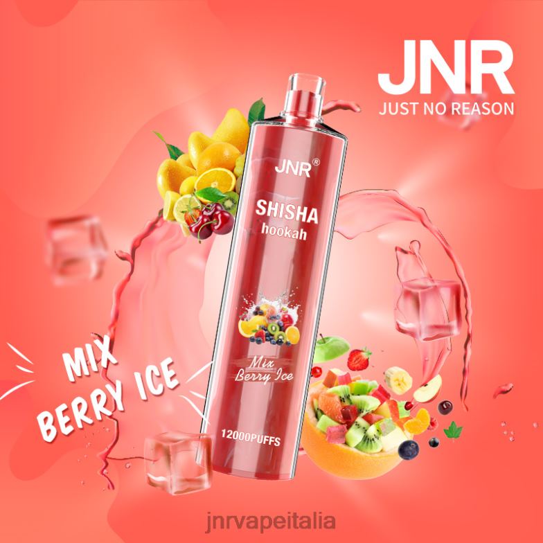 JNR Vape Nicotine - jnr shisha mescolare il ghiaccio ai frutti di bosco 4H28D166