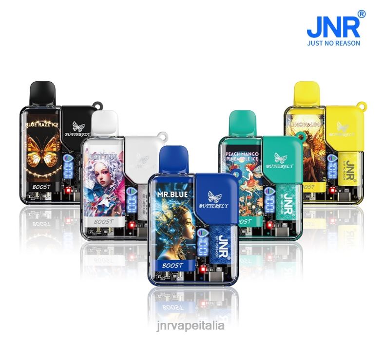 JNR Vapes Factory - jr farfalla ghiacciolo di ananas, mango e pesca 4H28D67