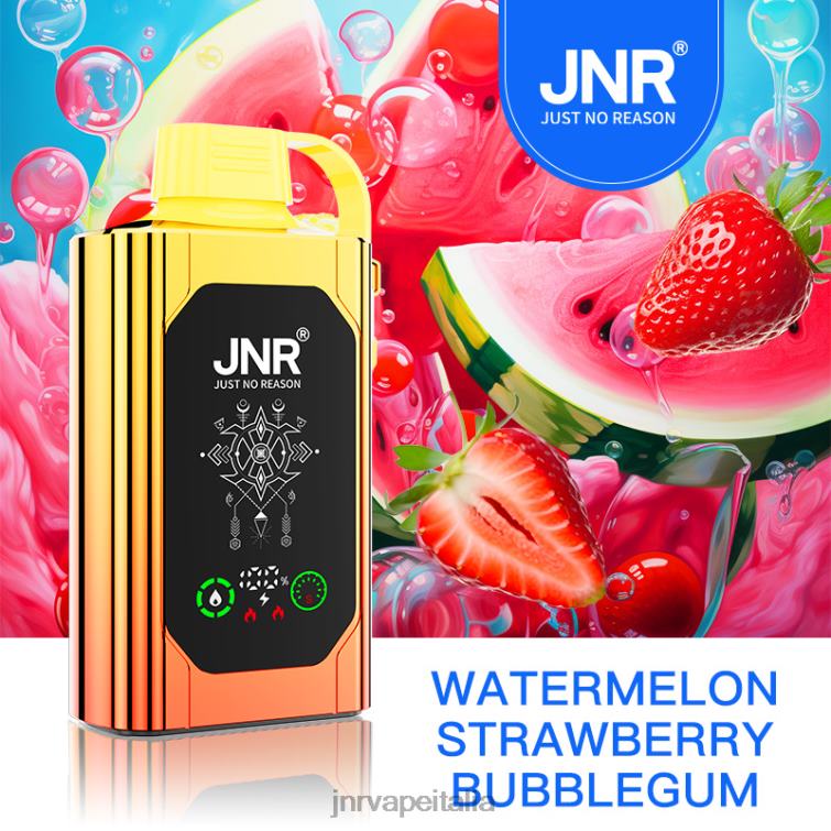 JNR Vapes Factory - JNR SHISHA scatola Gomma da masticare alla fragola e anguria NZXH886